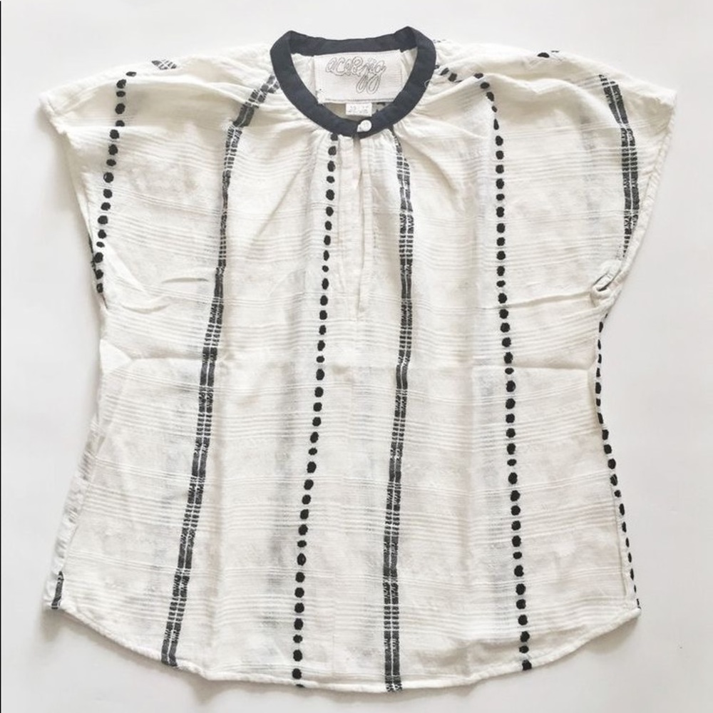Ace & jig voyage top in white chord xs